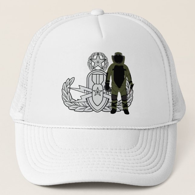 Master EOD Bomb Suit Trucker Hat (Front)