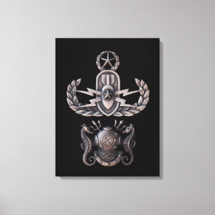 Master EOD Master Diver Canvas Print
