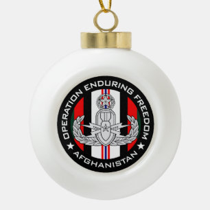 Master EOD OEF Ceramic Ball Christmas Ornament