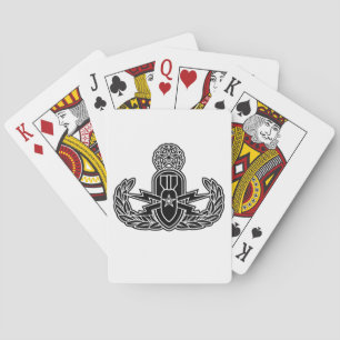 Master EOD stencil Playing Cards