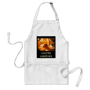 MASTER GARDENER Apron Gifts TIGER LILY FLOWERS