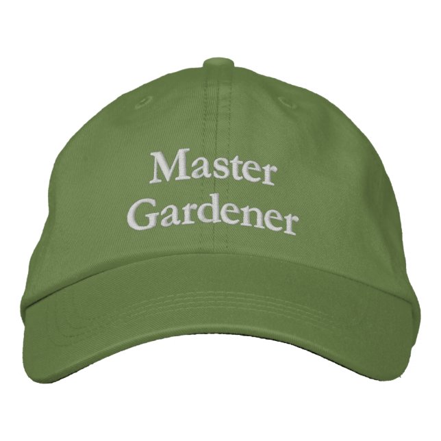 Master Gardener Embroidered Hat (Front)