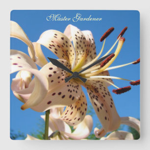 Master Gardener gifts Floral Clock Time to Garden