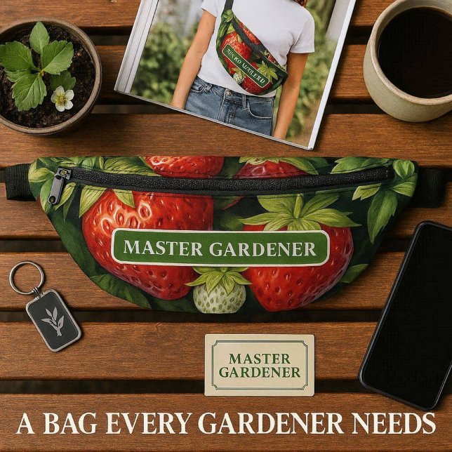 Master Gardener Strawberry Print  Fanny Pack (Creator Uploaded)