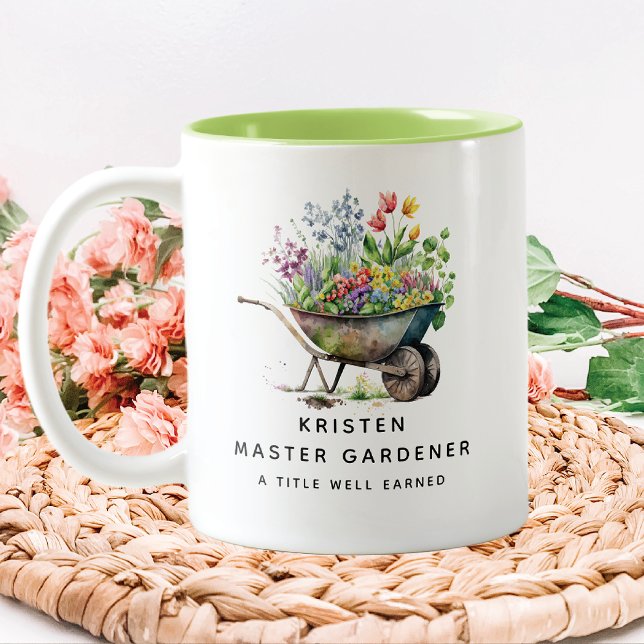 Master Gardener Two-Tone Coffee Mug (Creator Uploaded)