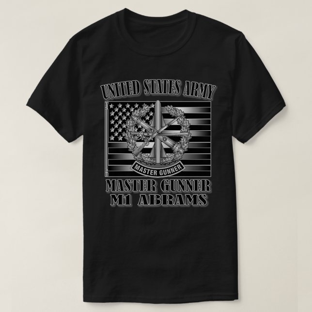 Master Gunner M1 Abrams (Front Design) Premium  T-Shirt (Design Front)