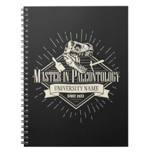 Master in paleontology notebook