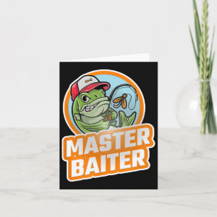 Master Iter Vintage B Fishing Funny Angler 1 Card