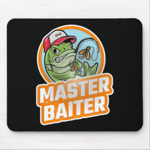 Master Iter Vintage B Fishing Funny Angler 1  Mouse Pad