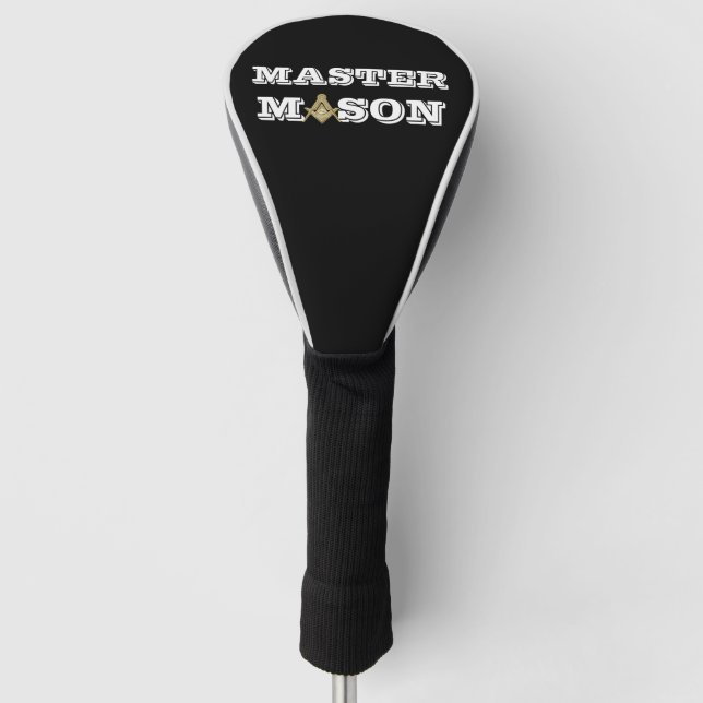 Master Mason Lodge Freemason Masonry Masonic Golf Head Cover (Front)