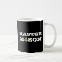 Master Mason Masonic Freemason Compass Black