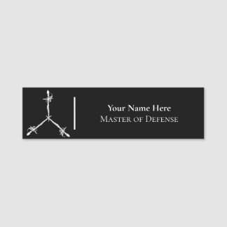 Master of Defence Name Tag