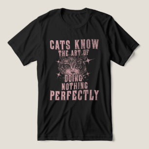 Master of Doing Nothing- Relaxing Cat Lover Tri-Blend Shirt