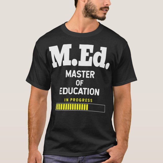 Master of Education Student Degree MEd Premium  T-Shirt (Front)