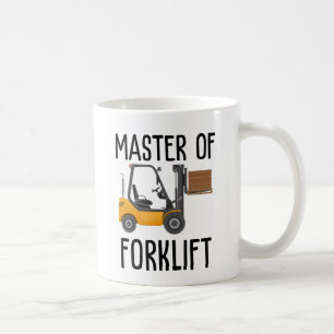 Master of forklift coffee mug