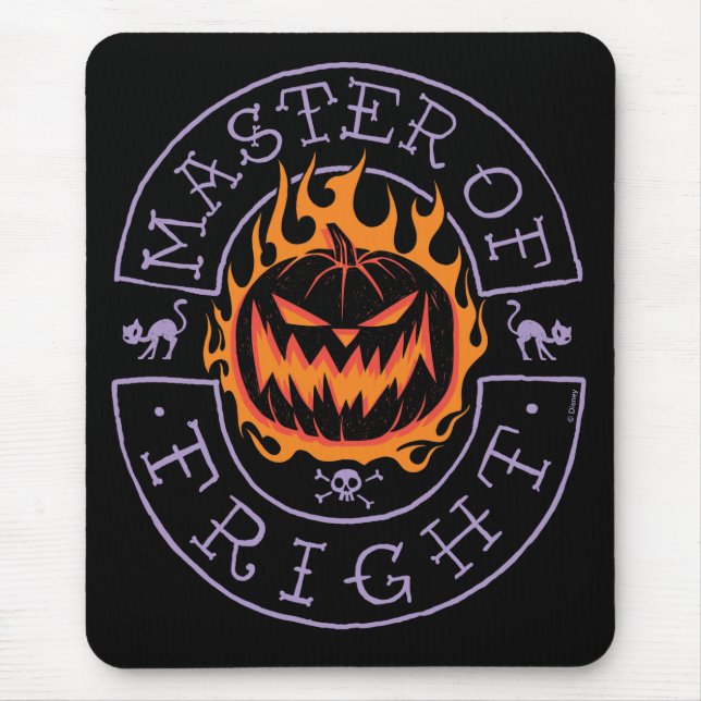 Master of Fright - Flaming Pumpkin Head Mouse Pad (Front)