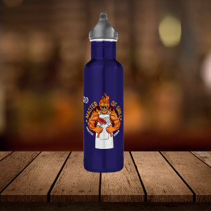 Master of Grill Fathers Day Gift BBQ Chef Dad 710 Ml Water Bottle