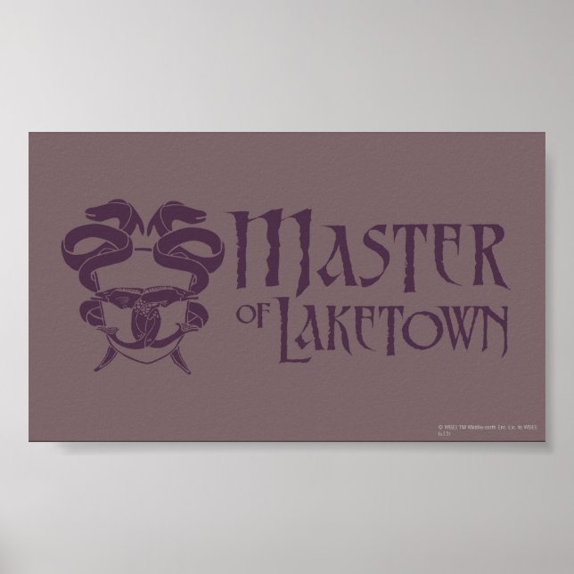 Master Of Laketown Name Poster (Front)