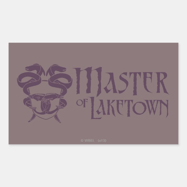 Master Of Laketown Name Sticker (Front)