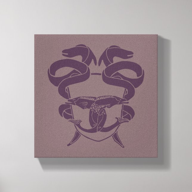 Master Of Laketown Symbol Canvas Print (Front)