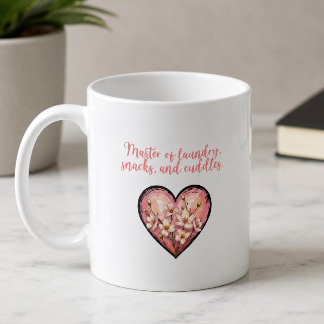 Master Of Laundry Snacks Cuddles Funny Mom Coffee Mug (Creator Uploaded)