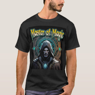 Master of Magic: Unveiling the Warlock's Sigil RPG T-Shirt