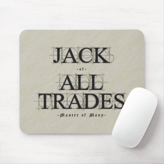 Master of Many Trades -  Mouse Pad (With Mouse)