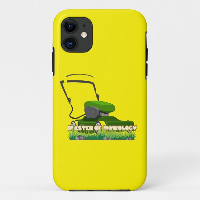MASTER OF MOWOLOGY funny gardening gift            Case-Mate iPhone Case (Back)