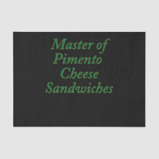 Master Of Pimento Cheese Sandwiches Funny Golf Tissue Paper