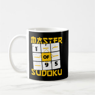 Master Of Sudoku Sudoku Champion Math Game Joke Sa Coffee Mug