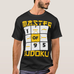 Master Of Sudoku Sudoku Champion Math Game Joke Sa T-Shirt
