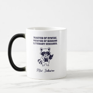 Master of Syntax Mentor Budding Literary Geniuses Magic Mug