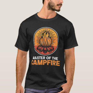 Master Of The Campfire Funny Camping T-Shirt