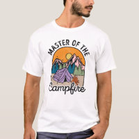 Master Of The Campfire Funny Camping Vintage