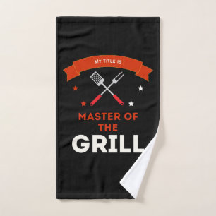 Master of the Grill: BBQ Hand Towel