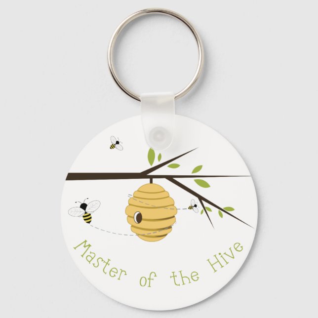 Master Of The Hive Keychain (Front)