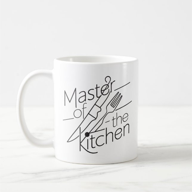 master of the kitchen Culinary Groove  Coffee Mug (Left)