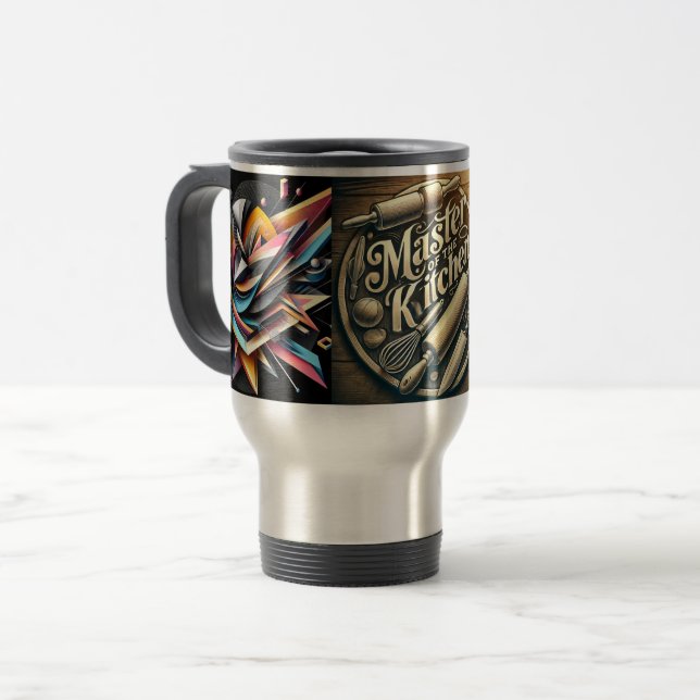 Master of the Kitchen Travel Mug (Front Left)