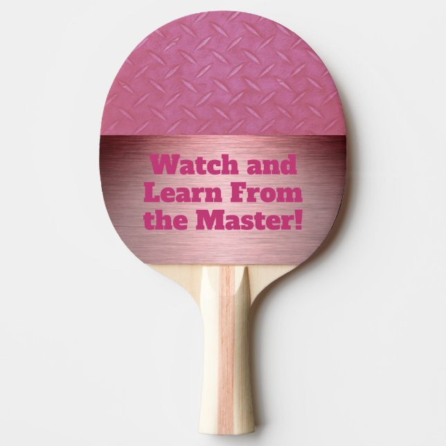Master Ping Pong Player Ping-Pong Paddle (Front)