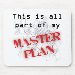 Master Plan Mouse Pad