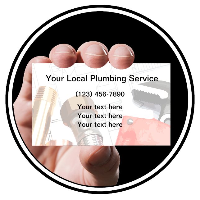 Master Plumber Cartes de visite (Créateur téléchargé)