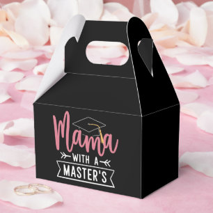 Master’s Degree Mama MBA Masters Degree Graduation Favor Box