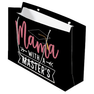 Master’s Degree Mama MBA Masters Degree Graduation Large Gift Bag