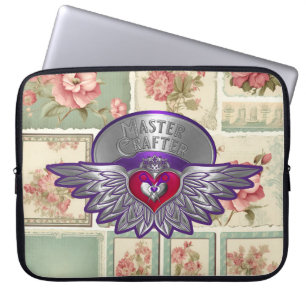 Master Scrapbook Badge Laptop Sleeve