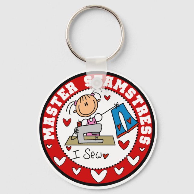 Master Seamstress Keychain (Front)