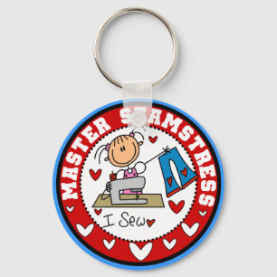 Master Seamstress T-shirts and Gifts Keychain