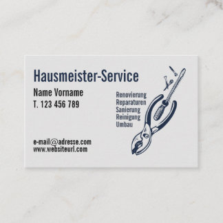 master service business card