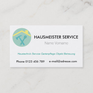 master service business card