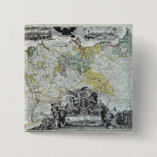 Master Sheet of the Prussian Sovereign 2 Inch Square Button