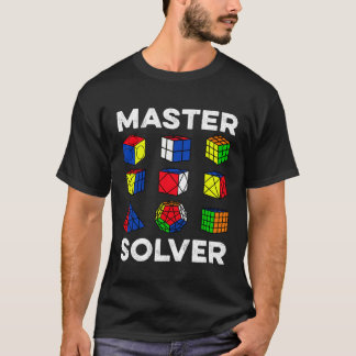Master Solver  Speedcubing Speedsolving Cuber T-Shirt